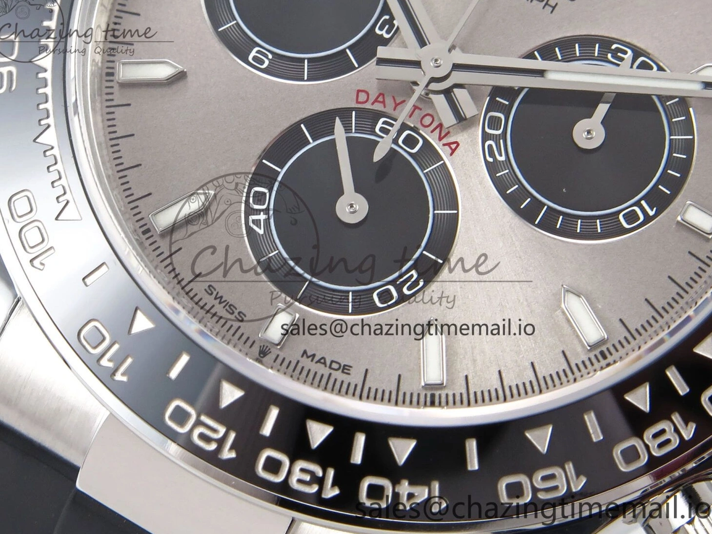 Strap on DD4802 126519 Gray Edition Best 1:1 Daytona Oysterflex SBF Dial 0412